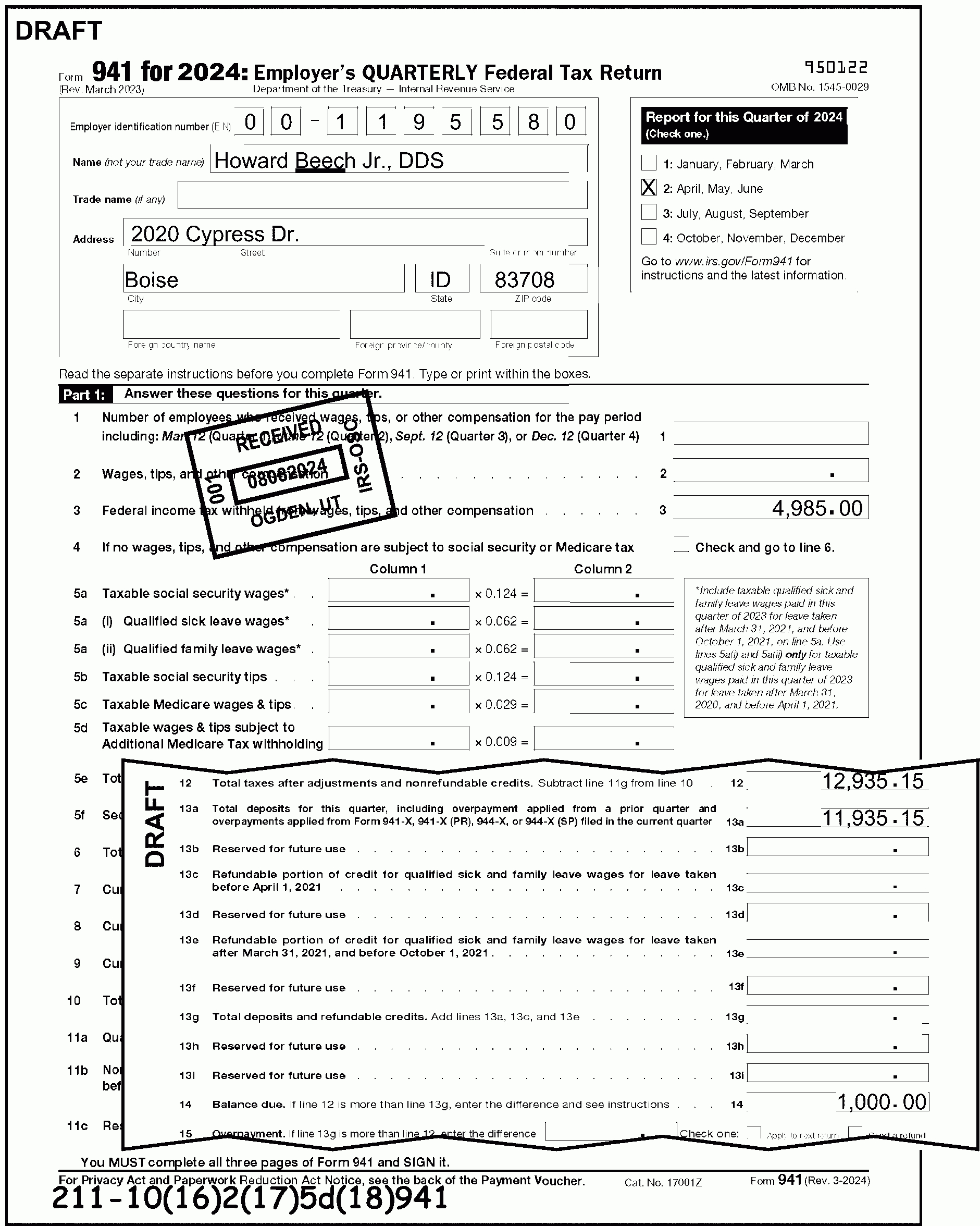 3.11.13 Employment Tax Returns | Internal Revenue Service with regard to W4 Form Spanish 2025