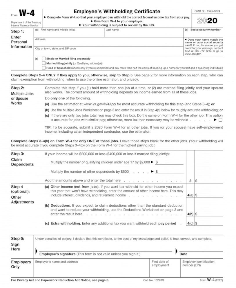 Everything You Need To Know About The New W-4 Tax Form - Abc News regarding Iowa Form W4 2025