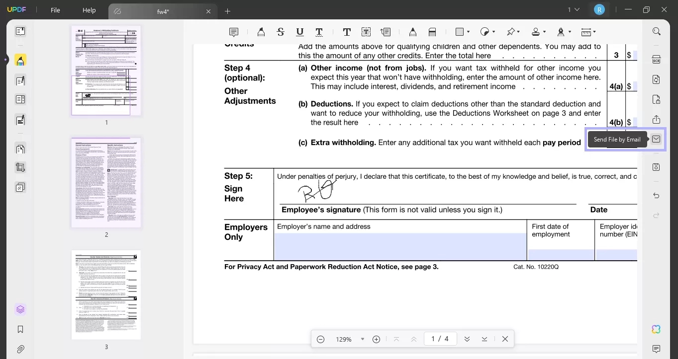 How To Fill Out The W4 Form If Married And Both Work? | Updf for 2025 W4 Form Spanish