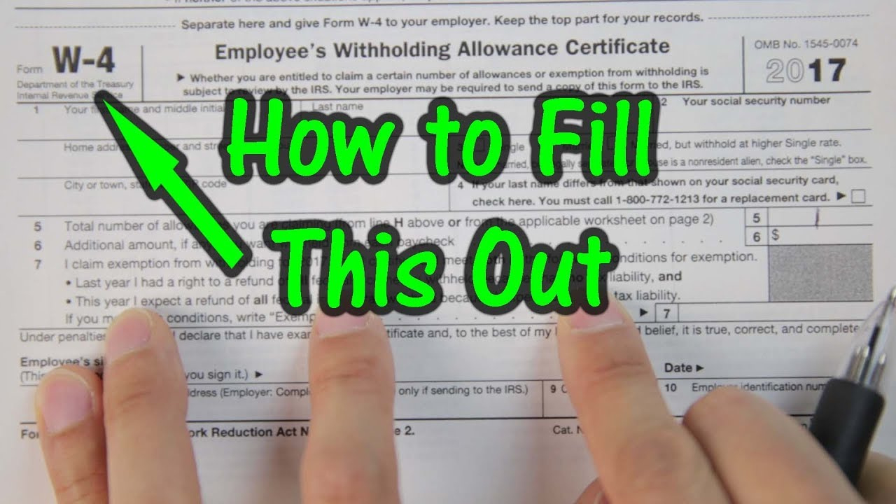 How To Fill Out Your W4 Tax Form inside NJ W4 Form 2025