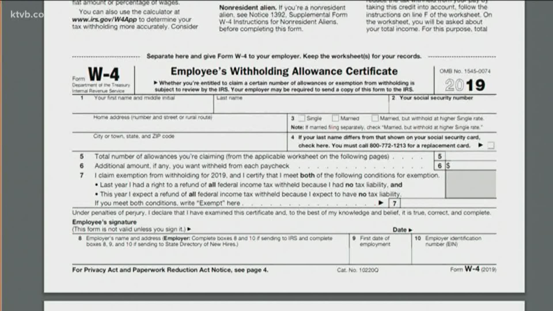 New Year Brings W-4 Tax Changes intended for 2025 W4 Tax Form