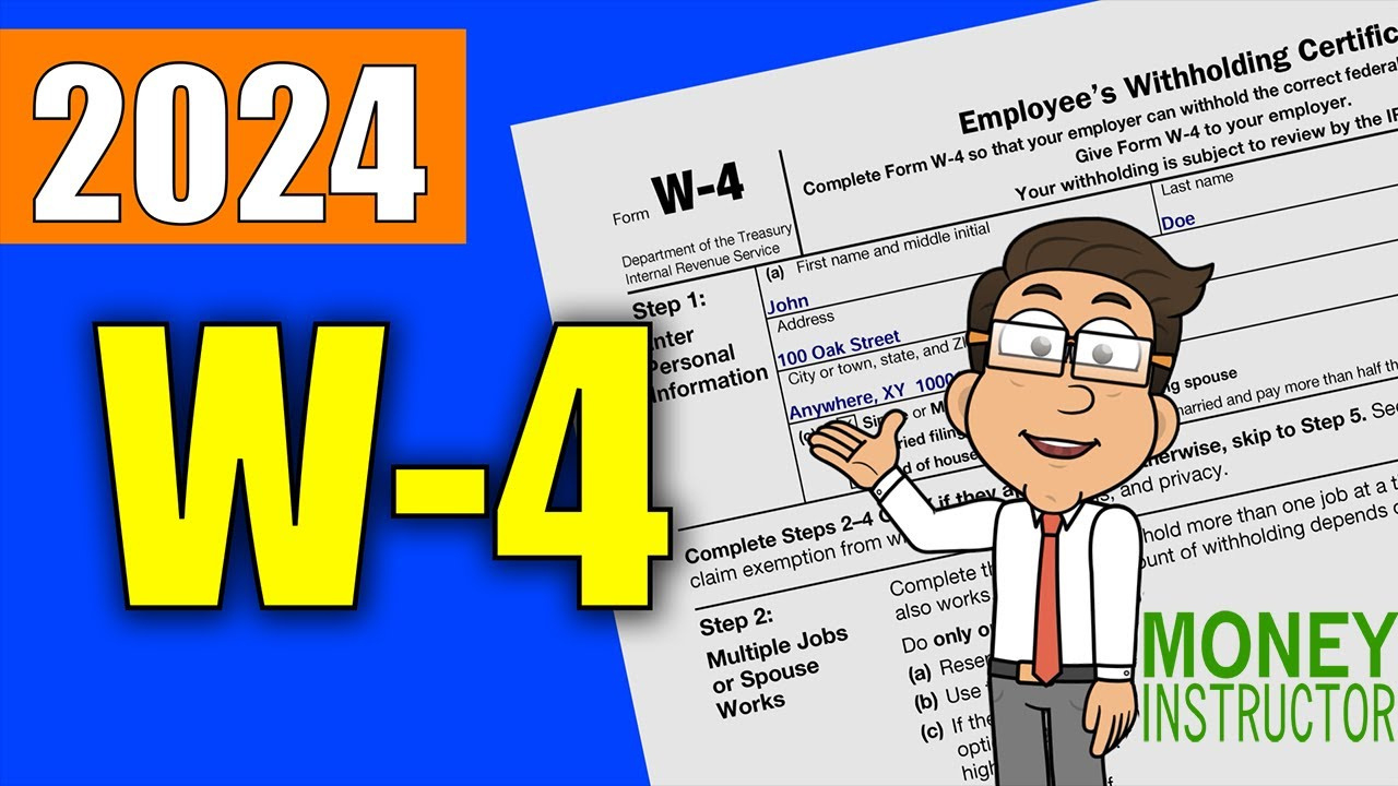 W4 Form 2024 Quick Overview | Filling Out The W-4 Tax Form | Money Instructor intended for W4 Form 2025 Married Filing Jointly