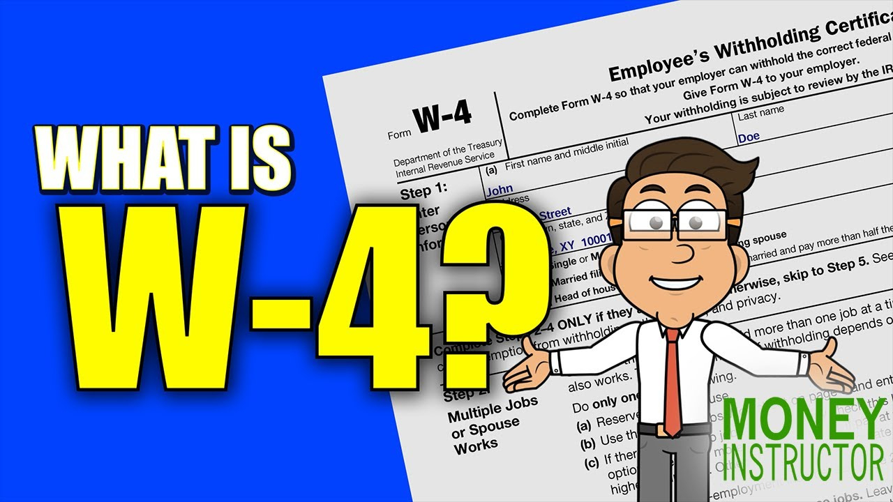 What Is The W4 Tax Form? Money Instructor regarding W4 Form 2025 Example